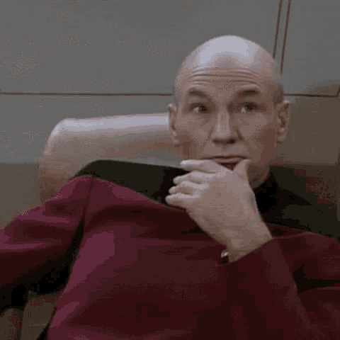 Picard facepalming